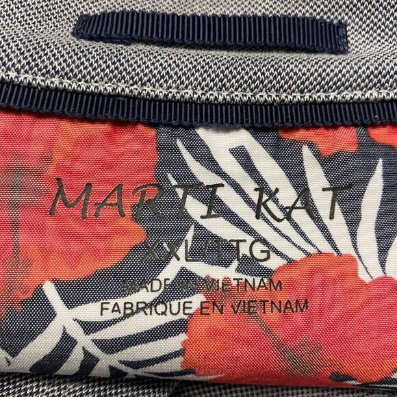 Big and Tall Mens Marti Kat Shirt Blue Size XXL Tall - Picture 2 of 5